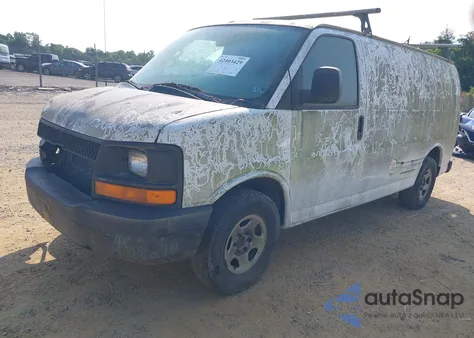 2006 Chevrolet Express Work Van from USA, damaged, VIN 1GCFG15X961216031